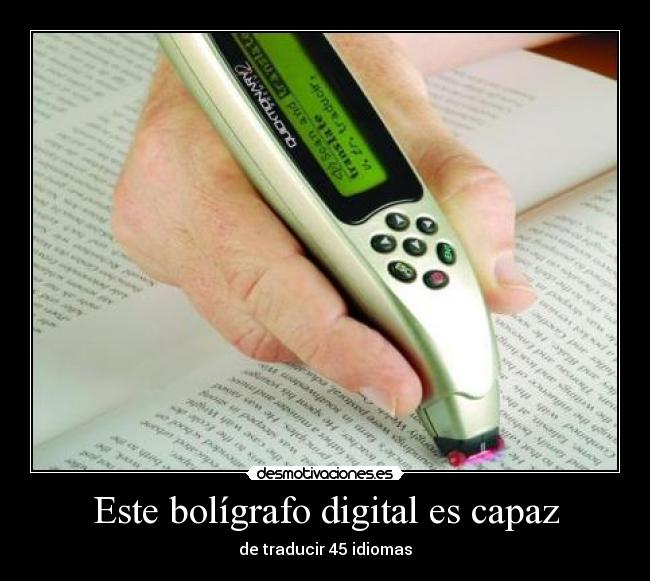 Este bolígrafo digital es capaz -