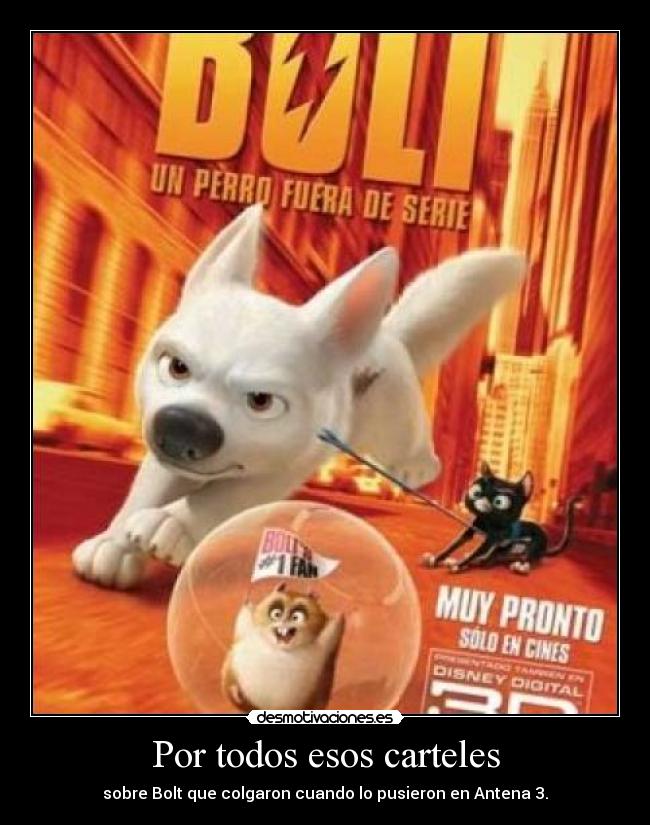 Por todos esos carteles - 