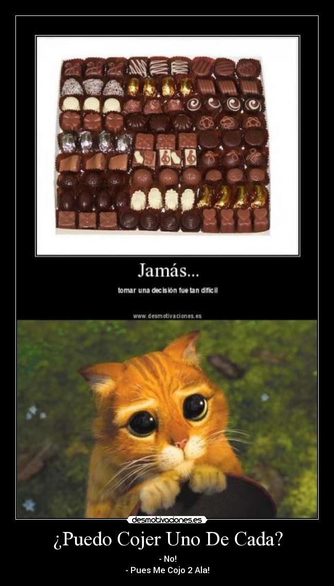 ¿Puedo Cojer Uno De Cada? -