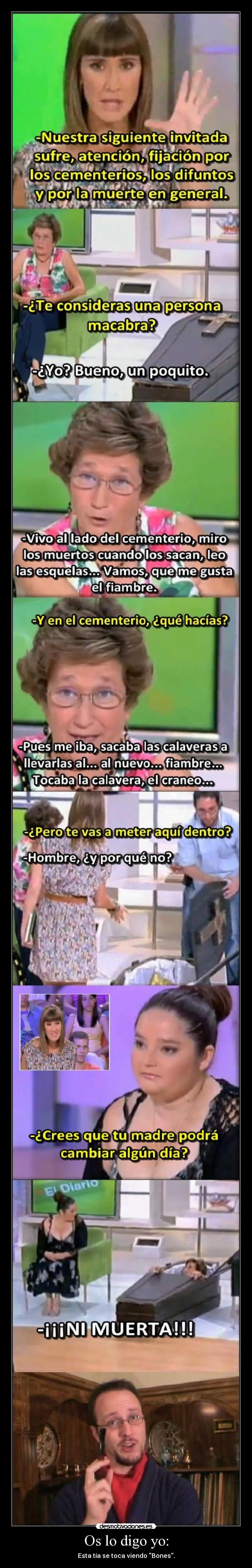 carteles muerte vida television sociedad masturbacion bones calavera cadaveres cementerio desmotivaciones