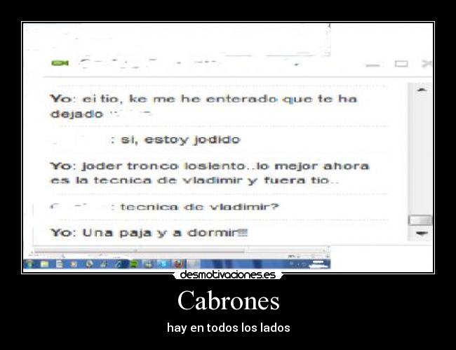 Cabrones - hay en todos los lados