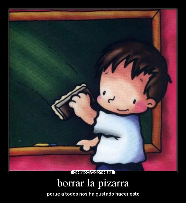 borrar la pizarra -