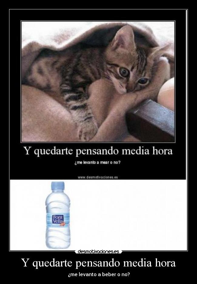 Y quedarte pensando media hora - 