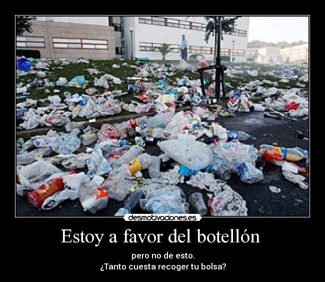 carteles basura desmotivaciones