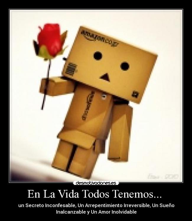 carteles vida vida todos tenemos secreto amor inolvidable desmotivaciones