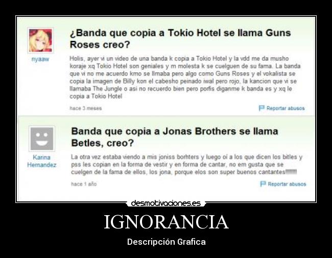 IGNORANCIA -