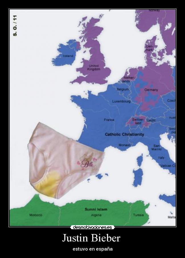 Justin Bieber - estuvo en españa
