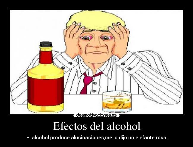 carteles efectos alcohol desmotivaciones