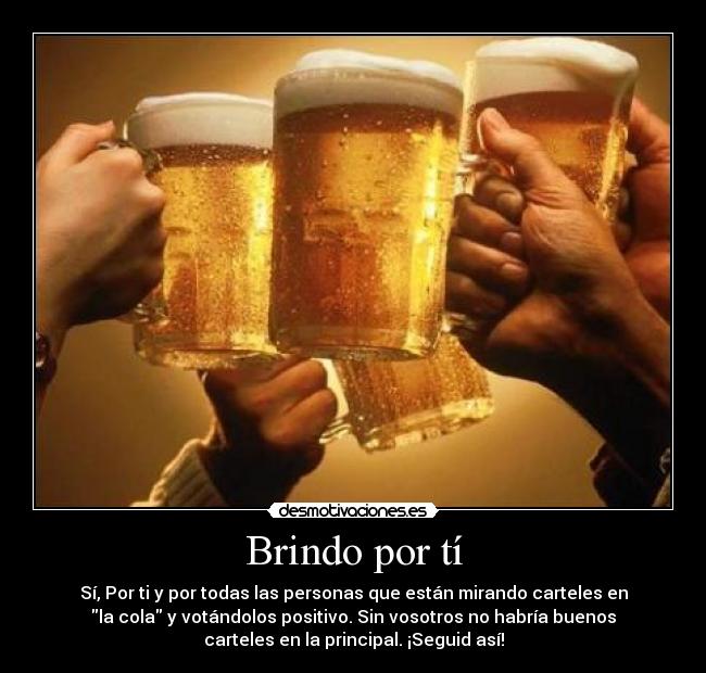 carteles brindis desmotivaciones