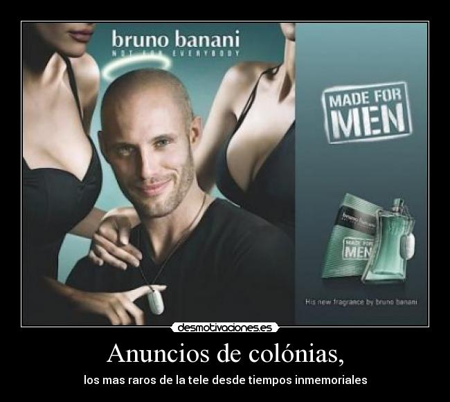 Anuncios de colónias, - 