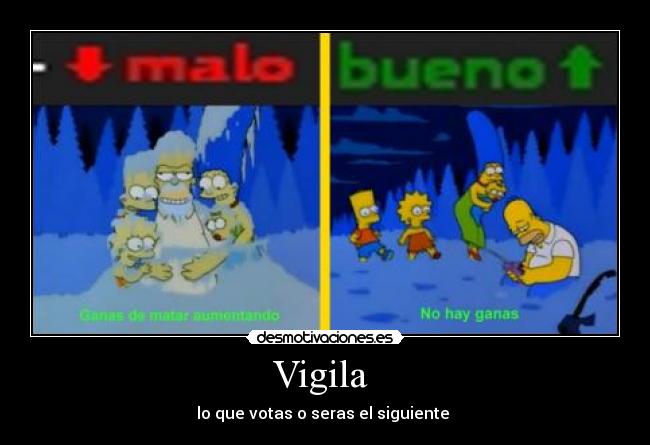 Vigila - lo que votas o seras el siguiente