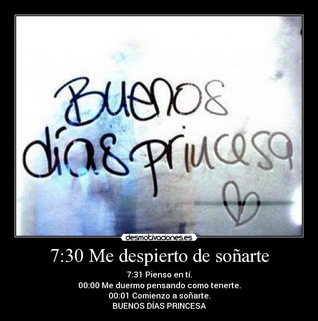 carteles sonar pensar buenos dias princesa desmotivaciones