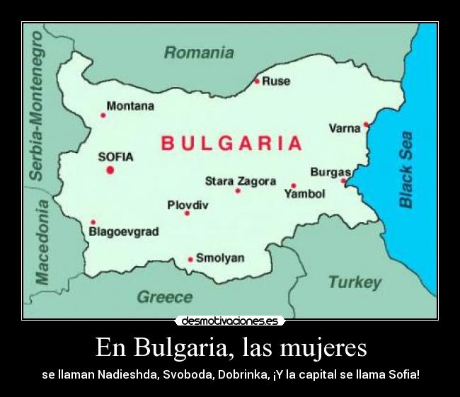 En Bulgaria, las mujeres - 