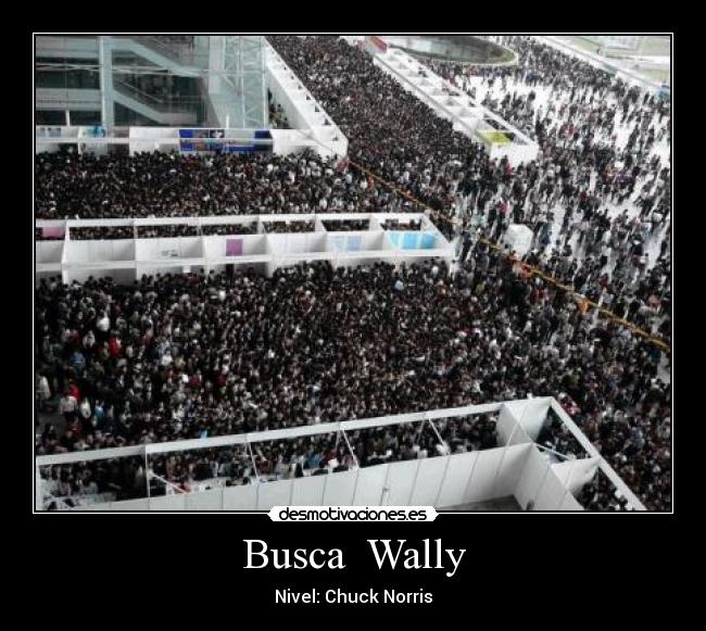 Busca Wally - Nivel: Chuck Norris