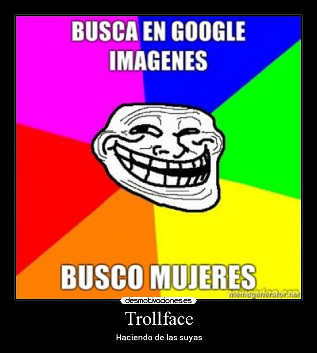Trollface - Haciendo de las suyas