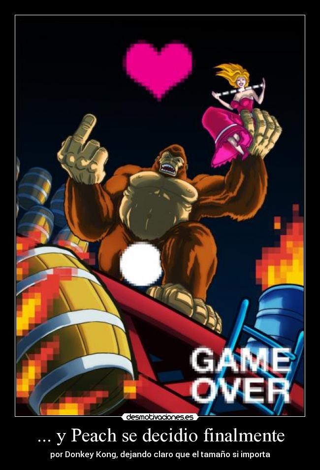 ... y Peach se decidio finalmente -