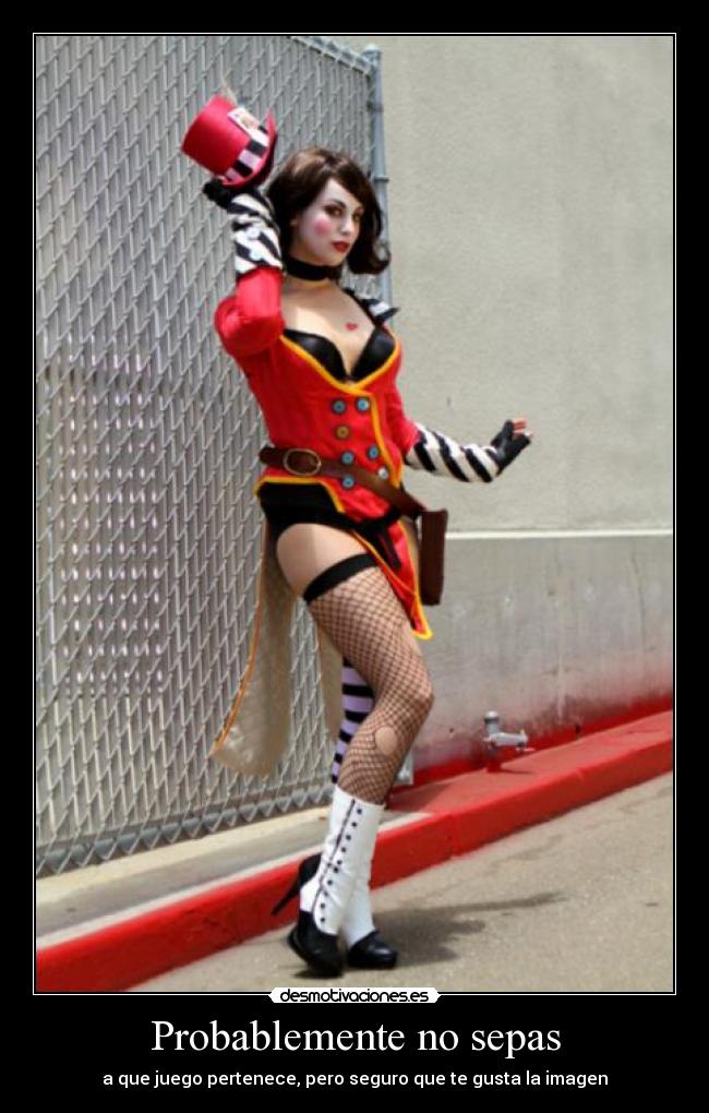 Probablemente no sepas - a que juego pertenece, pero seguro que te gusta la imagen