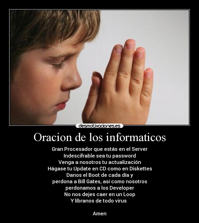 carteles oracion desmotivaciones