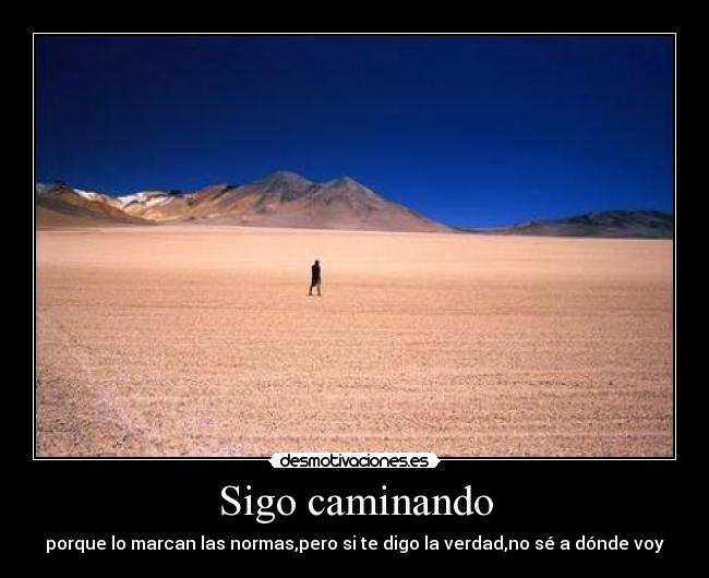 Sigo caminando -