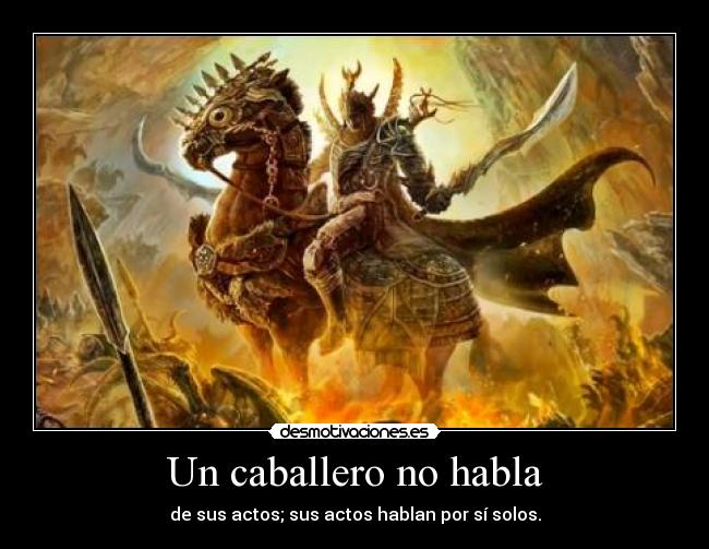 Un caballero no habla - 