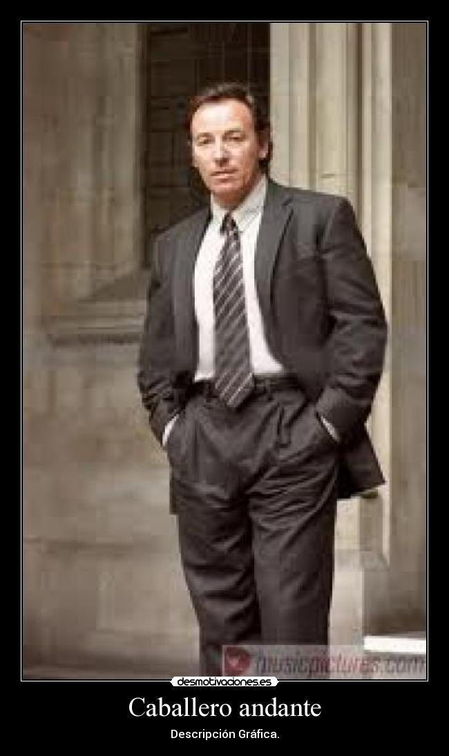 Caballero andante - Descripción Gráfica.