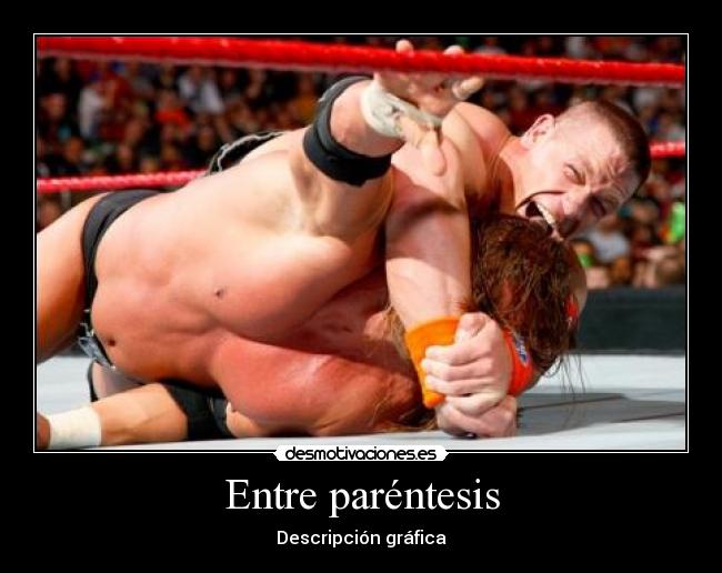 Entre paréntesis - Descripción gráfica