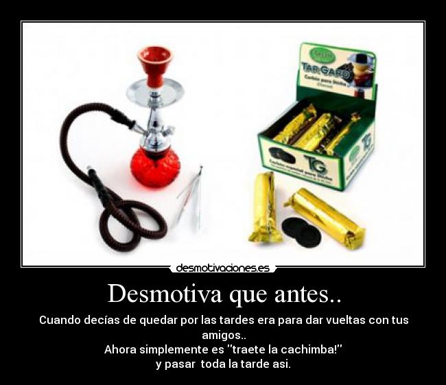 carteles shisha desmotivaciones