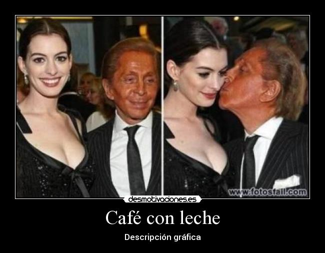 Café con leche - Descripción gráfica