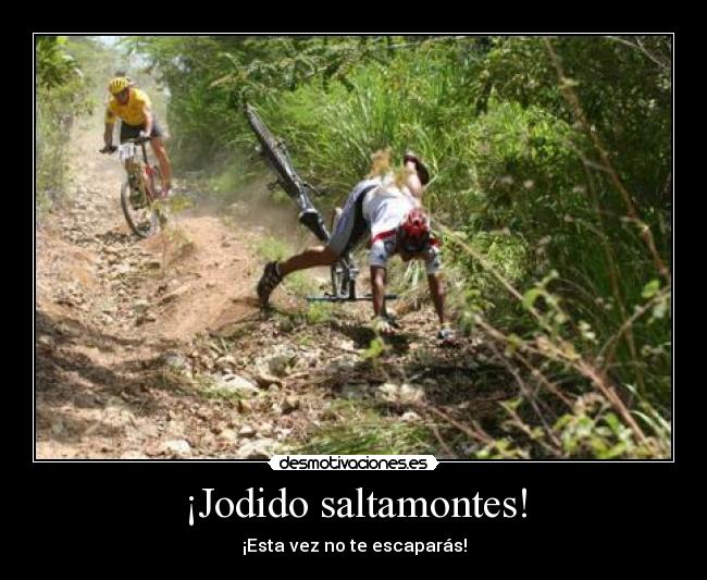 ¡Jodido saltamontes! -