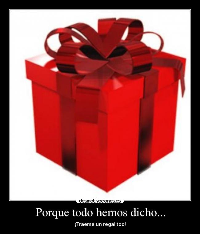 Porque todo hemos dicho... -