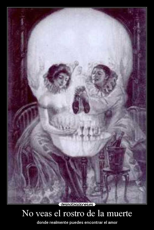 carteles muerte rostro desmotivaciones