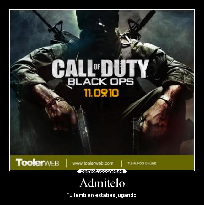 carteles black ops desmotivaciones