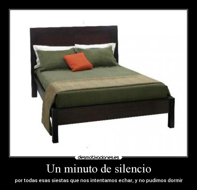 Un minuto de silencio -