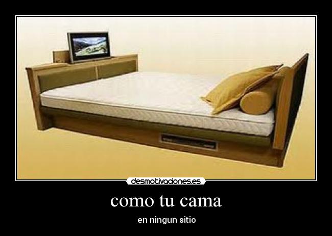 como tu cama - en ningun sitio
