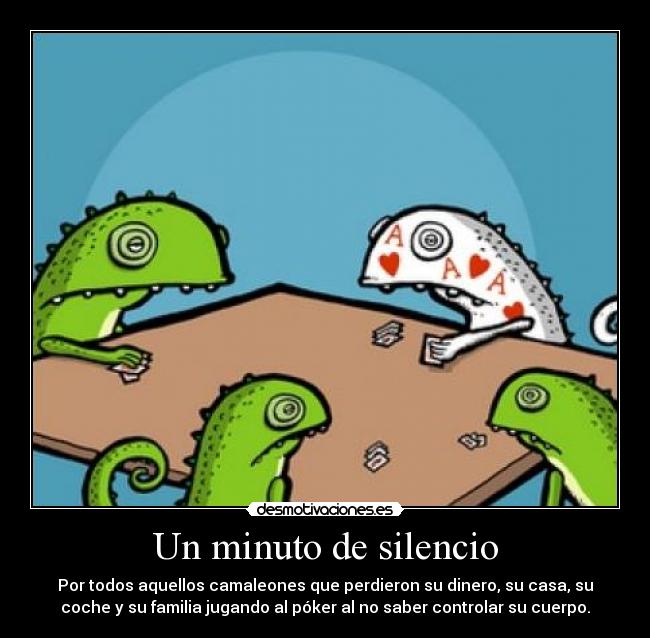 Un minuto de silencio -