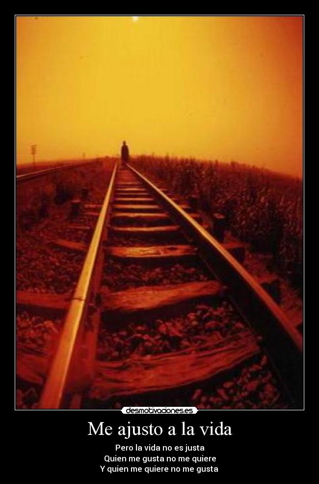 Me ajusto a la vida -