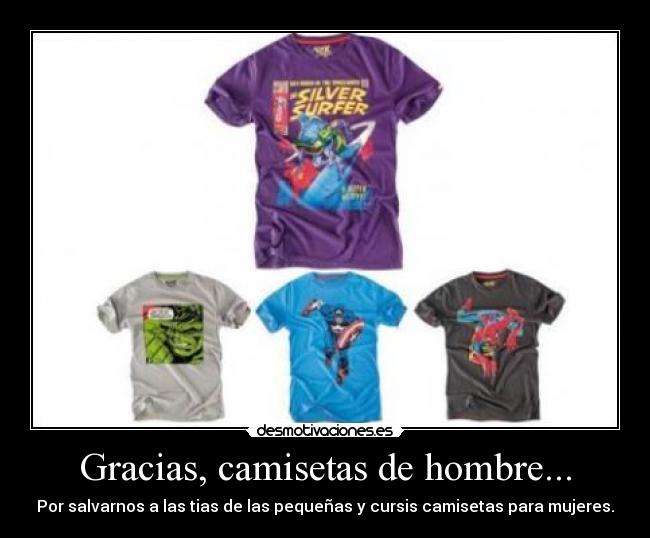 Gracias, camisetas de hombre... -