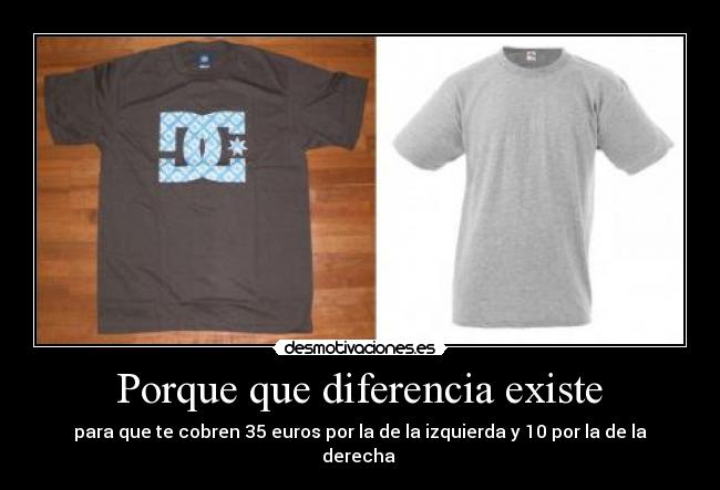 Porque que diferencia existe -