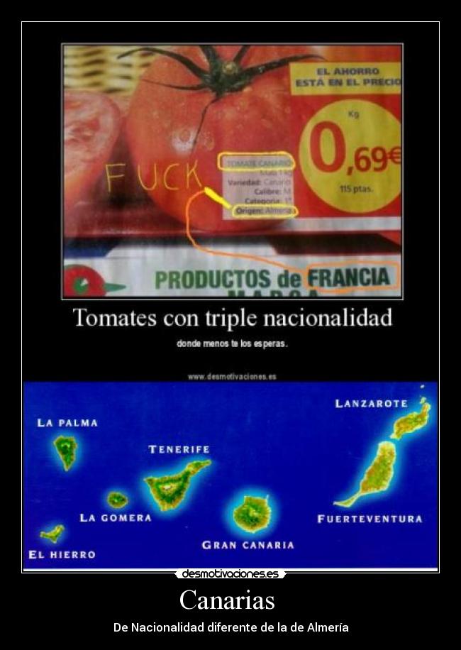 carteles canarias libre xddddddd desmotivaciones