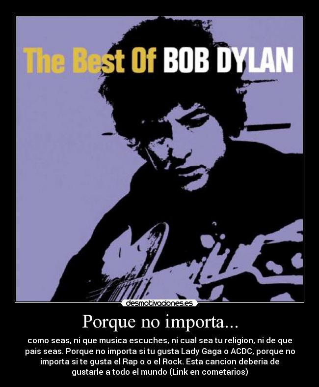 Porque no importa... -