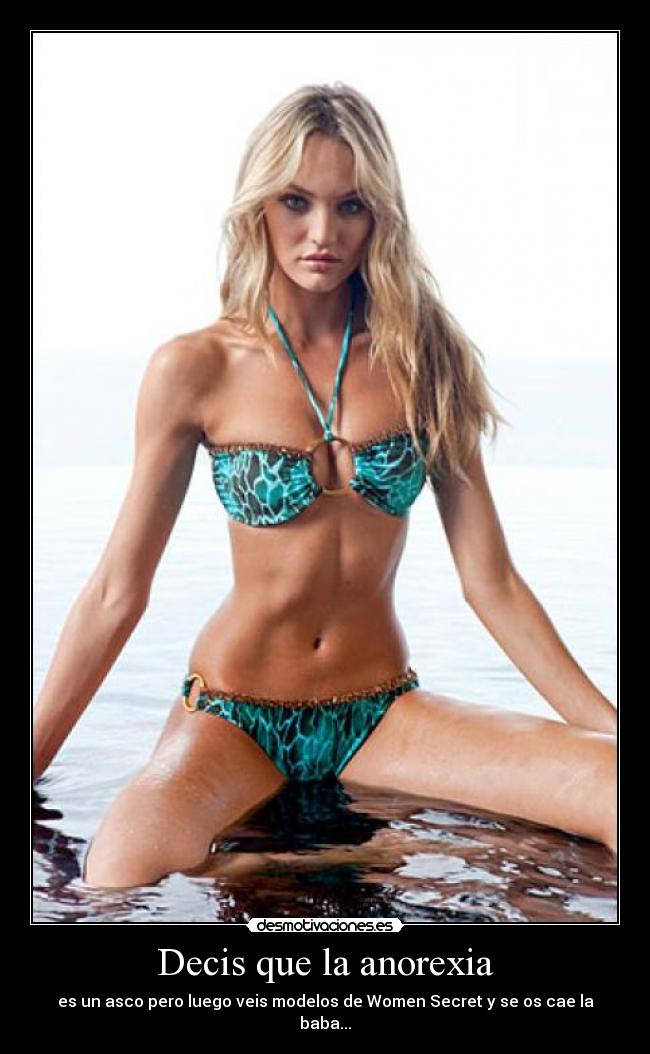 carteles anorexia women secret baba desmotivaciones