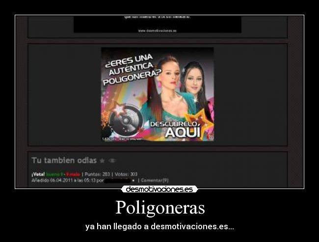 Poligoneras - ya han llegado a desmotivaciones.es...