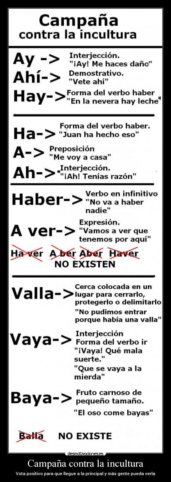 Campaña contra la incultura -