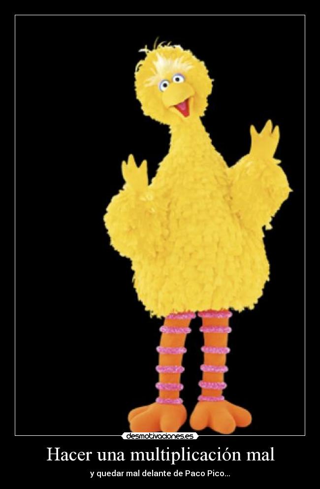Hacer una multiplicación mal - 