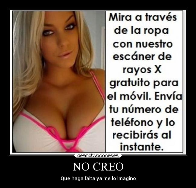 NO CREO -