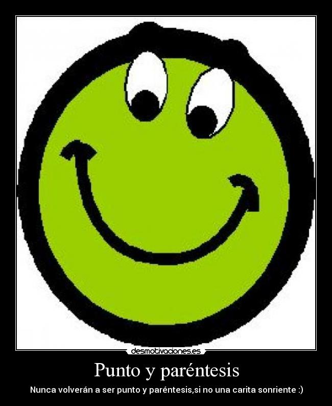 Punto y paréntesis - 