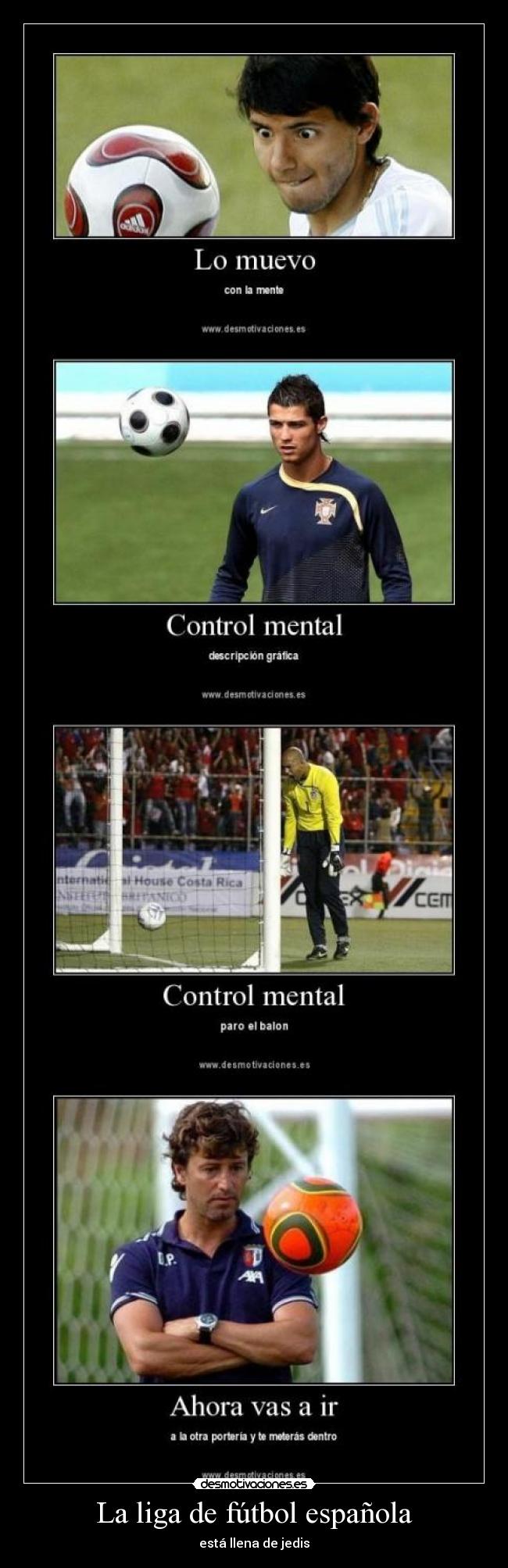 La liga de fútbol española - está llena de jedis