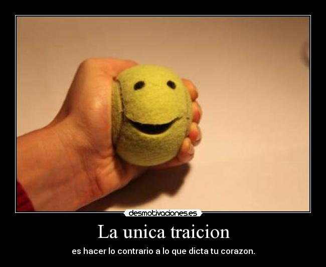 La unica traicion -