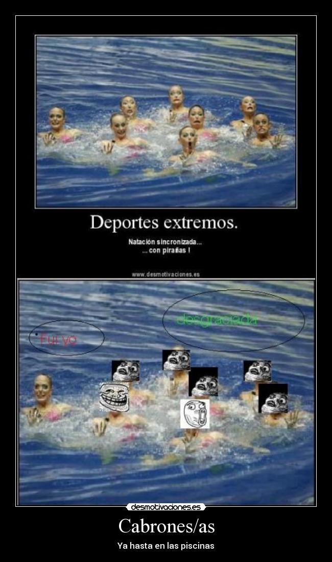 Cabrones/as - Ya hasta en las piscinas