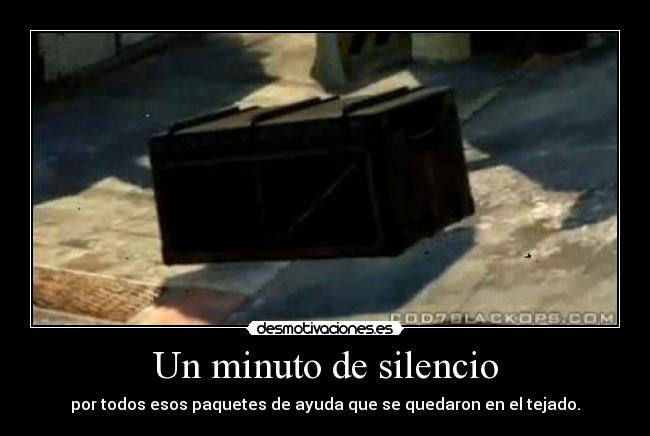 Un minuto de silencio -